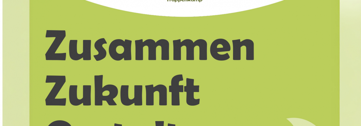 Zusammen Zukunft gestalten. Plakat Nachhaltigkeitstag