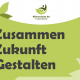 Zusammen Zukunft gestalten. Plakat Nachhaltigkeitstag