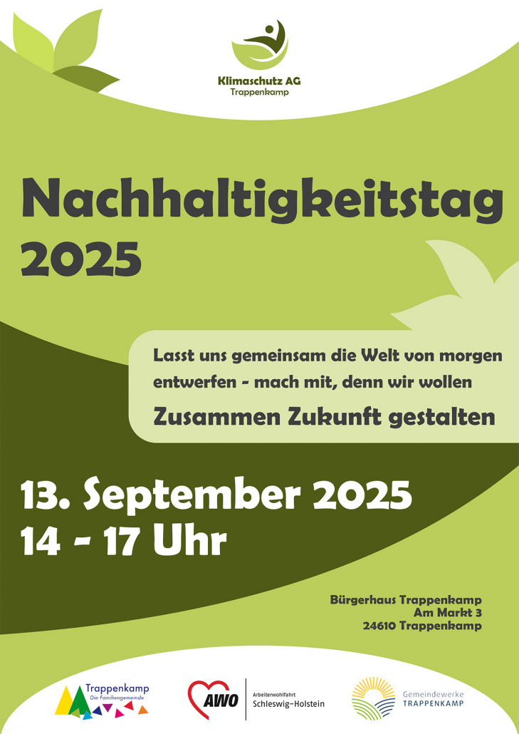 Plakat Nachhaltigkeitstag 13.09.2025