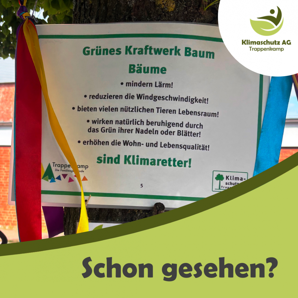 Plakat Grünes Kraftwerk Nachhatigkeitstag