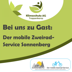 Plakat bei uns zu Gast , Nachhaltigkeitstag