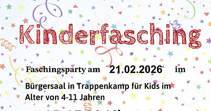 Plakat Kinderfasching