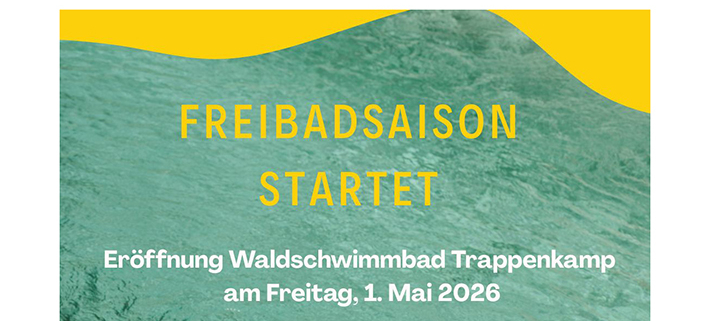 Palkat Freibadesaison startet in Trappenkamp!