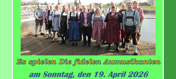 Plakat Es spielen Die fidelen Aumusikanten