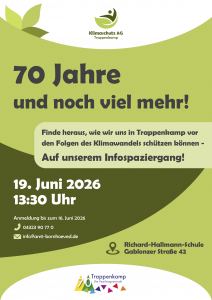 Plakat Spaziergang Klimawandel